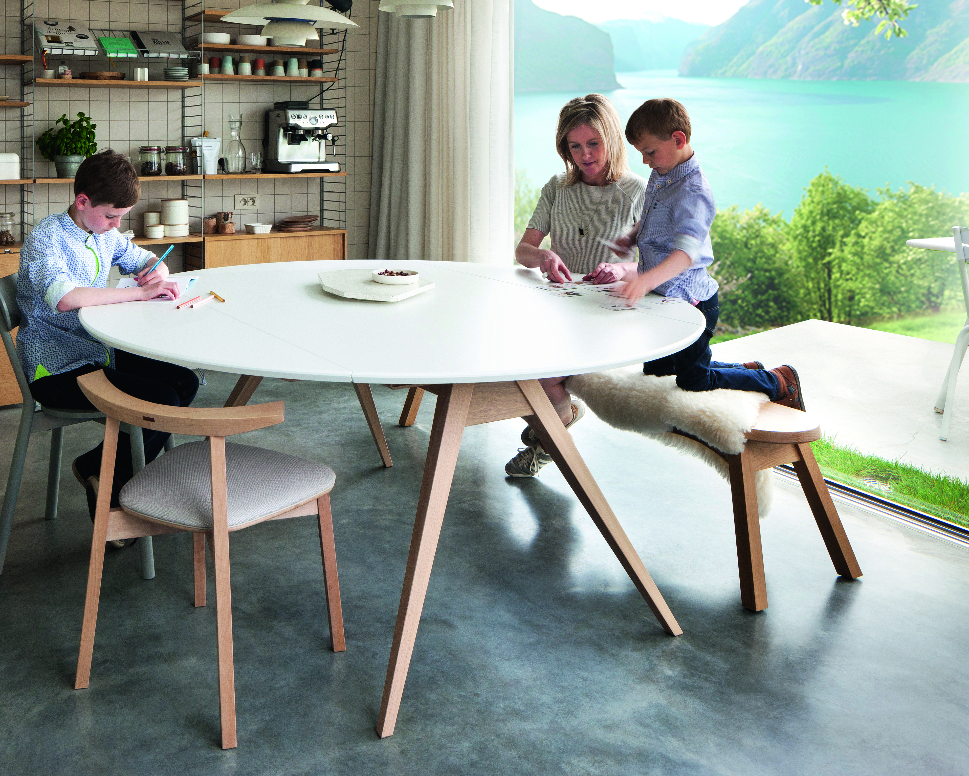 Mmood - tafels op locatie B&B Arck te Tielrode